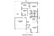 Ranch Style House Plan - 3 Beds 2 Baths 1202 Sq/Ft Plan #116-279 