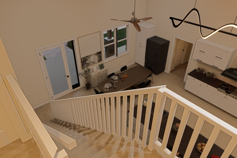 House Plan Design - Interior - Family Room 1 for Farmhouse House Plan #1112-18 - 3 bed, 4 bath