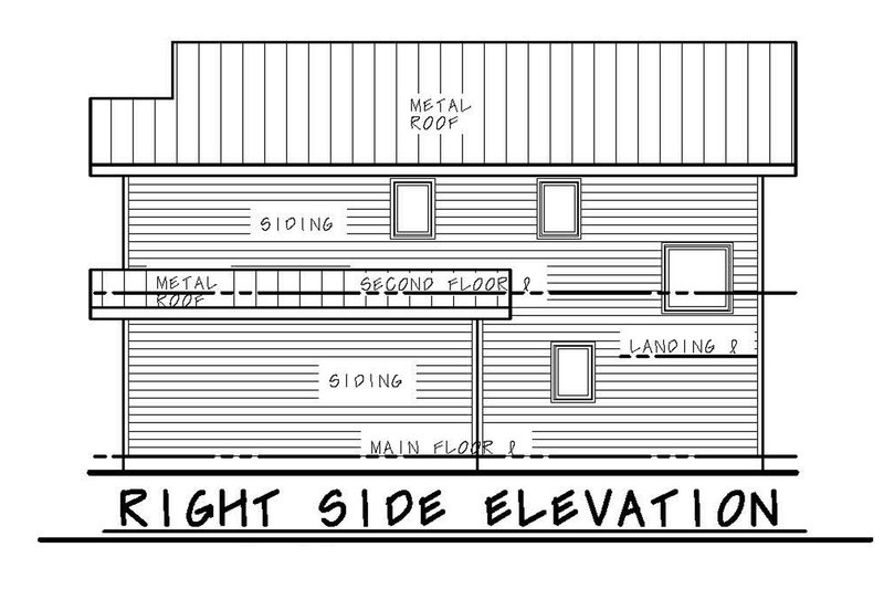 Home Plan - Exterior - Other Elevation 1 for Contemporary House Plan #20-2641 - 3 bed, 2.5 bath