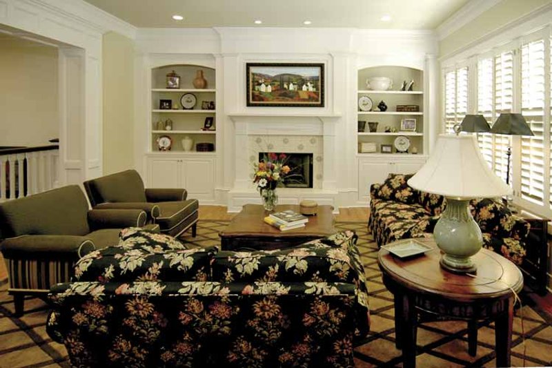 Home Plan - Interior - Family Room for Craftsman House Plan #928-48 - 3 bed, 3 bath