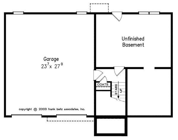 House Plan Design - Craftsman Floor Plan - Lower Floor Plan #927-266