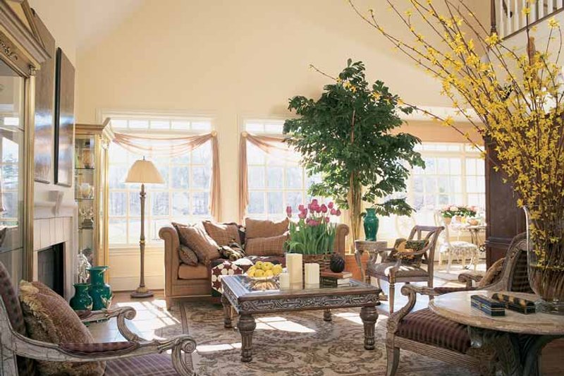 Architectural House Design - Interior - Family Room for Country House Plan #429-299 - 3 bed, 2.5 bath