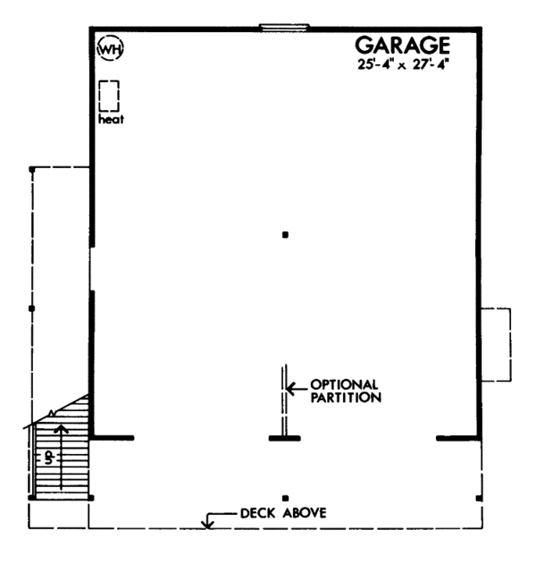 Home Plan - Contemporary Floor Plan - Lower Floor Plan #320-824