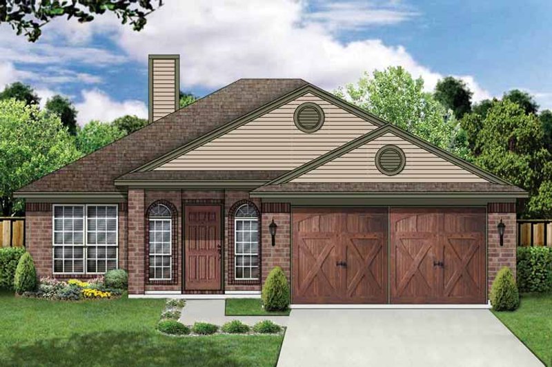 Home Plan - Traditional Exterior - Front Elevation Plan #84-675