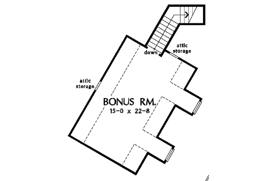 Floor Plan - Other Floor for Craftsman House Plan #929-742 - 4 bed, 3 bath