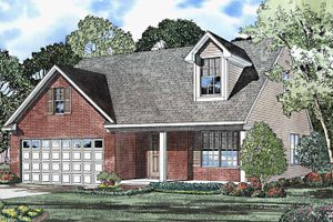 Country Exterior - Front Elevation Plan #17-3223