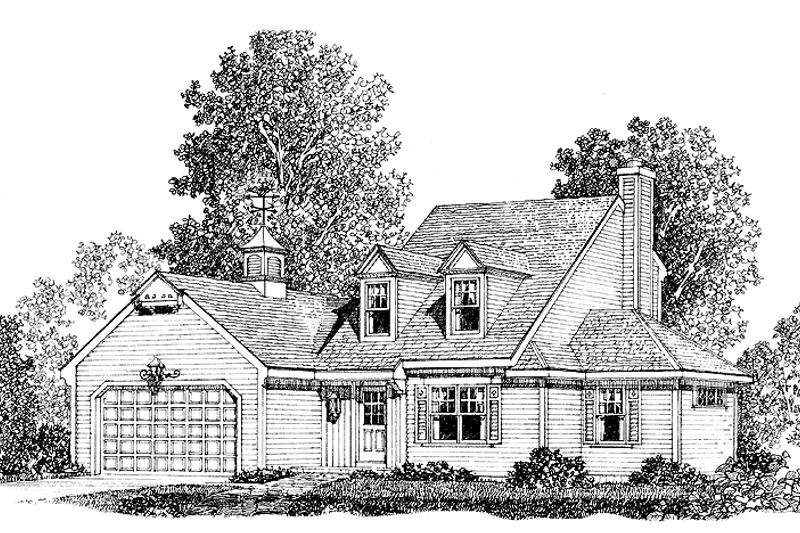 Dream House Plan - Colonial Exterior - Front Elevation Plan #1016-37