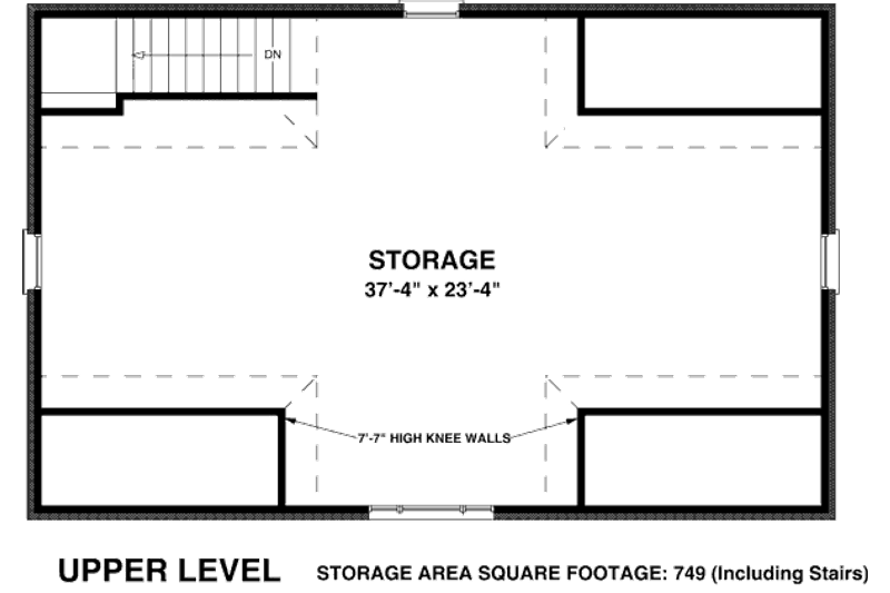 Dream House Plan - Floor Plan - Upper Floor for Traditional House Plan #56-570, 0 bath