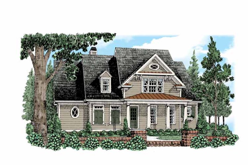 Home Plan - Exterior - Front Elevation 3 for Craftsman House Plan #927-526 - 4 bed, 3.5 bath