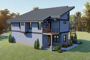 Exterior - Other Elevation 1 for Contemporary House Plan #932-1129 - 3 bed, 3 bath