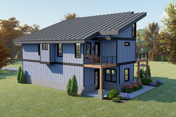 Exterior - Other Elevation 1 for Contemporary House Plan #932-1129 - 3 bed, 3 bath