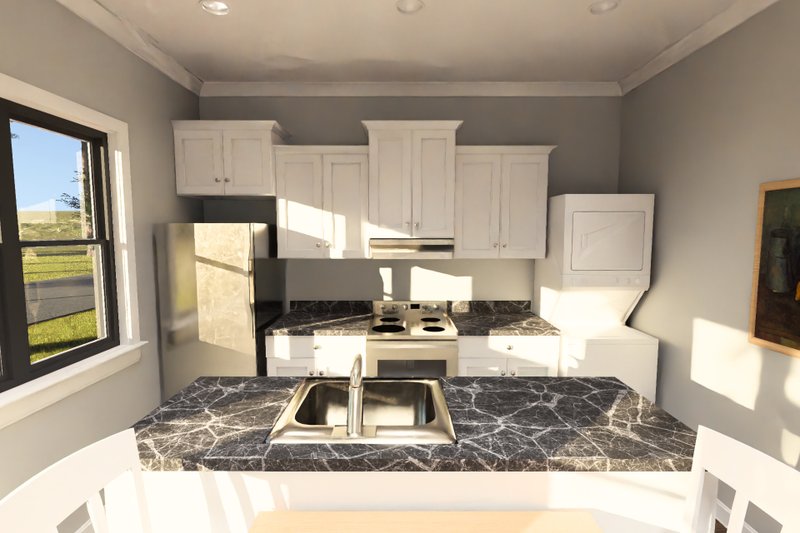 Home Plan - Interior - Kitchen for Modern House Plan #513-2494 - 1 bed, 1 bath