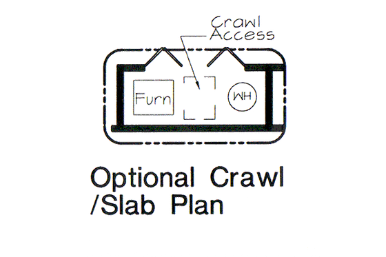 Floor Plan - Other Floor for Traditional House Plan #312-622 - 3 bed, 2 bath