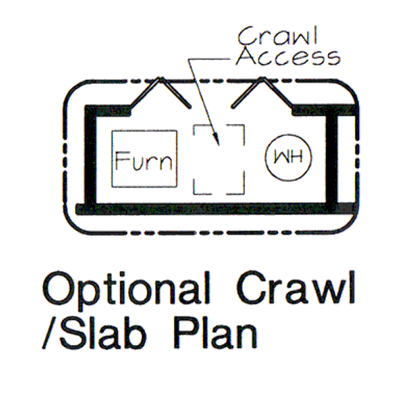 Floor Plan - Other Floor for Traditional House Plan #312-622 - 3 bed, 2 bath