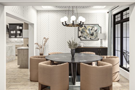 Interior - Dining Room 2 for Modern House Plan #455-643 - 3 bed, 2 bath