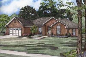 Traditional Exterior - Front Elevation Plan #17-2189