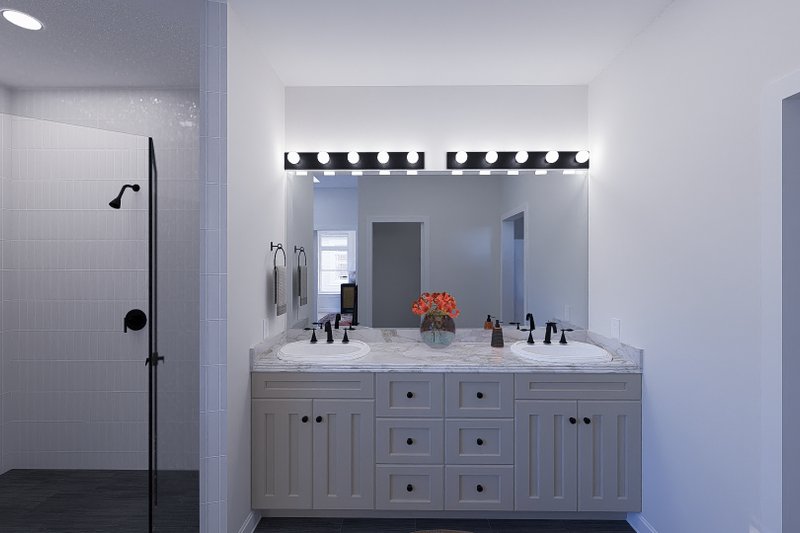 House Blueprint - Interior - Master Bathroom 1 for Farmhouse House Plan #1060-361 - 4 bed, 3.5 bath