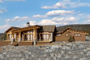 Ranch Exterior - Front Elevation Plan #895-28