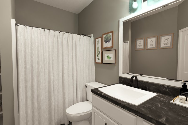 House Plan Design - Interior - Bathroom for Traditional House Plan #44-223 - 2 bed, 1 bath
