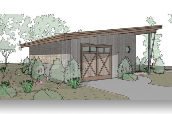 Photo 4 for Bungalow House Plan #910-4 - 1 bed, 1 bath