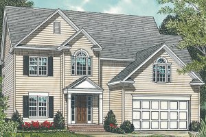 Exterior - Front Elevation Plan #453-68