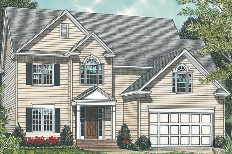 Dream House Plan - Exterior - Front Elevation Plan #453-68