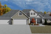 Traditional Style House Plan - 3 Beds 2.5 Baths 2084 Sq/Ft Plan #1060-62 