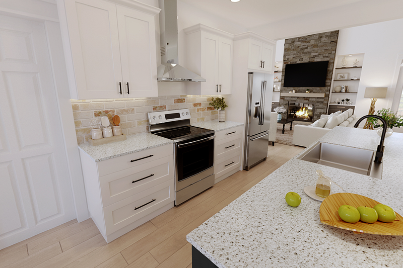 Home Plan - Interior - Kitchen for Barndominium House Plan #48-1131 - 3 bed, 3.5 bath