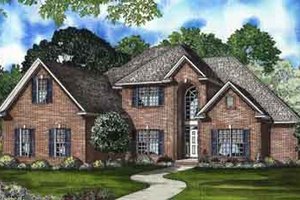 Traditional Exterior - Front Elevation Plan #17-2079