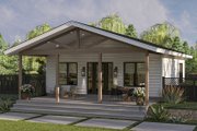 Craftsman Style House Plan - 2 Beds 1 Baths 658 Sq/Ft Plan #455-422 