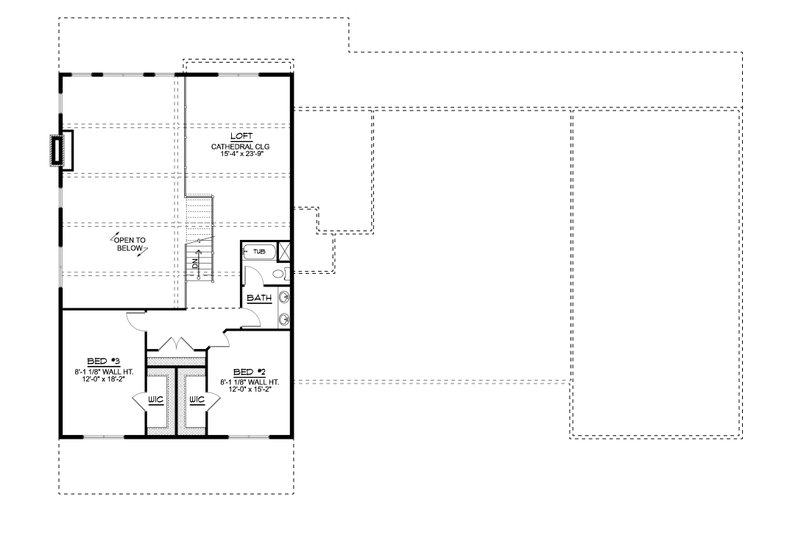 Dream House Plan - Floor Plan - Upper Floor for Country House Plan #1064-243 - 4 bed, 3.5 bath