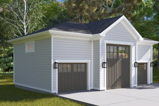 Exterior - Front Elevation 8 for Farmhouse House Plan #1060-249, 0 bath