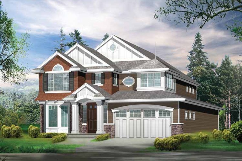 Home Plan - Craftsman Exterior - Front Elevation Plan #132-268