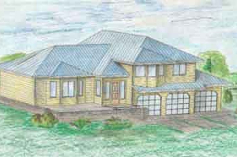 Home Plan - Traditional Exterior - Front Elevation Plan #117-225
