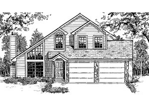 Architectural House Design - Contemporary Exterior - Front Elevation Plan #14-265