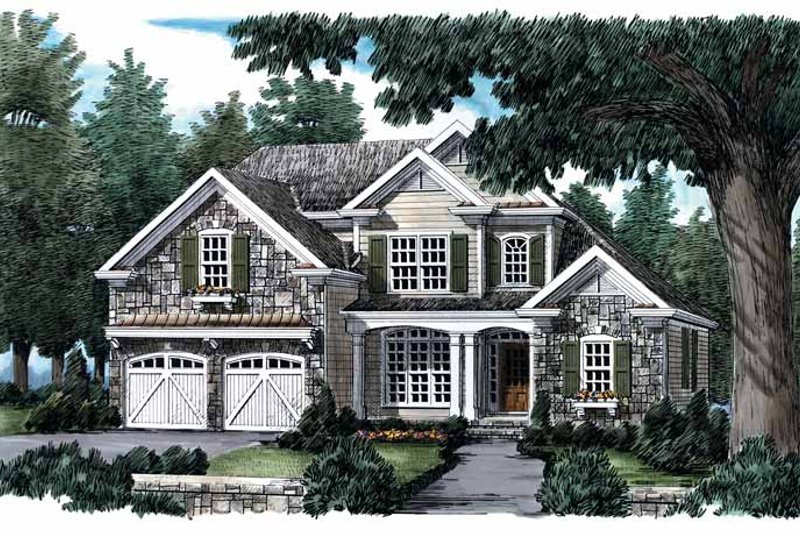 House Plan Design - Country Exterior - Front Elevation Plan #927-650