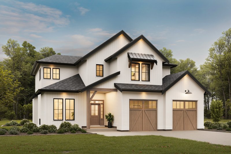 Home Plan - Farmhouse Exterior - Front Elevation Plan #1114-95
