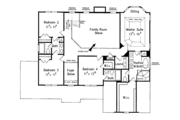Classical Style House Plan - 5 Beds 4 Baths 2725 Sq/Ft Plan #927-850 Floor 