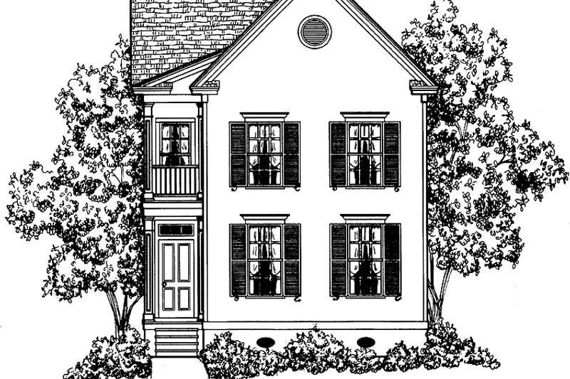 Home Plan - Classical Exterior - Front Elevation Plan #1047-2