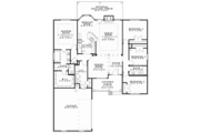 Traditional Style House Plan - 4 Beds 2 Baths 1930 Sq/Ft Plan #17-2887 