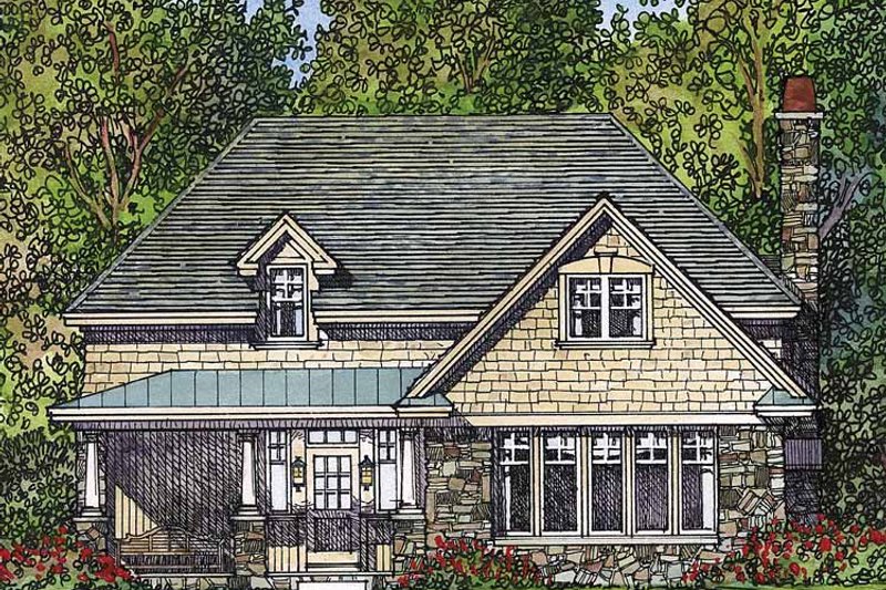 Dream House Plan - Exterior - Front Elevation 3 for Country House Plan #1016-70 - 3 bed, 2.5 bath
