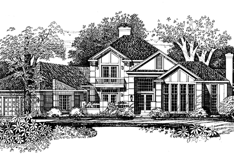 House Design - European Exterior - Front Elevation Plan #72-999