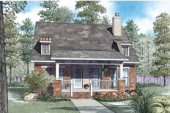 Exterior - Front Elevation 3 for Craftsman House Plan #17-3360 - 3 bed, 2 bath