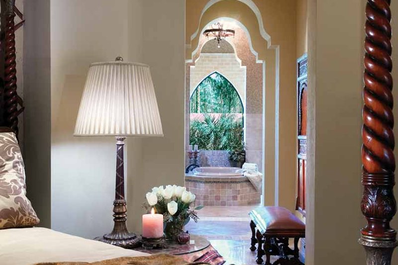 Home Plan - Interior - Master Bedroom for Mediterranean House Plan #930-98 - 4 bed, 4.5 bath