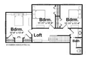 Craftsman Style House Plan - 4 Beds 2.5 Baths 2247 Sq/Ft Plan #928-123 