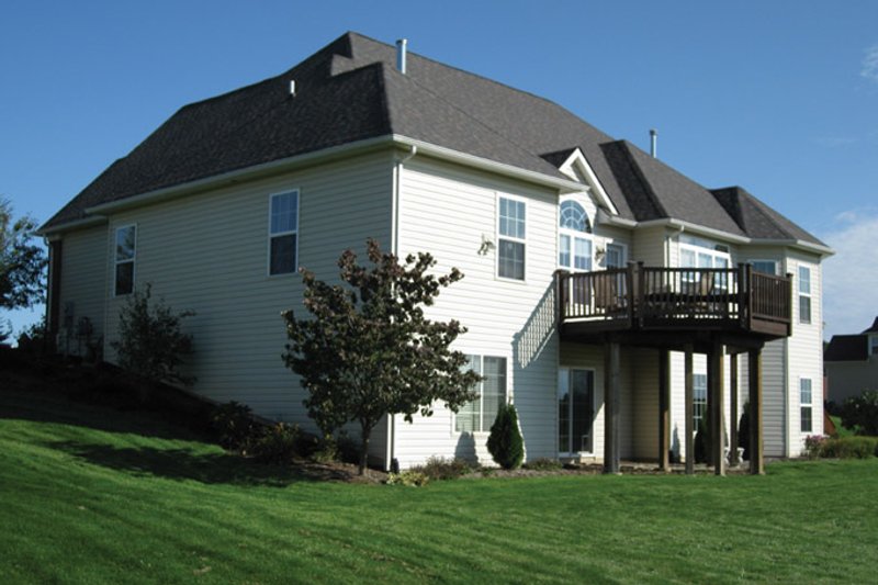 Home Plan - Exterior - Rear Elevation 1 for Mediterranean House Plan #927-122 - 4 bed, 2.5 bath