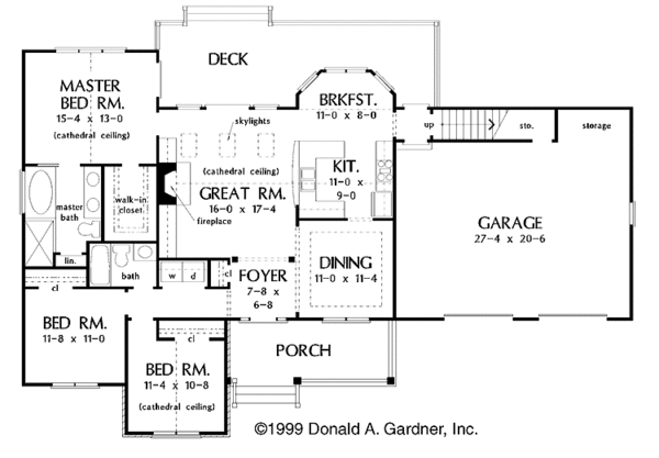 Architectural House Design - Victorian Floor Plan - Main Floor Plan #929-427