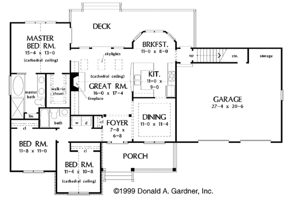 Dream House Plan - Victorian Floor Plan - Main Floor Plan #929-427