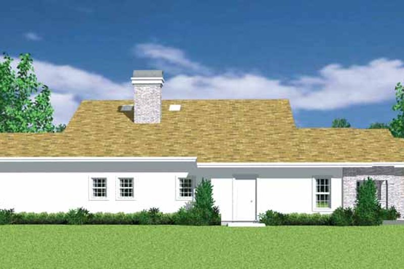 Dream House Plan - Exterior - Other Elevation 1 for European House Plan #72-1136 - 3 bed, 2.5 bath