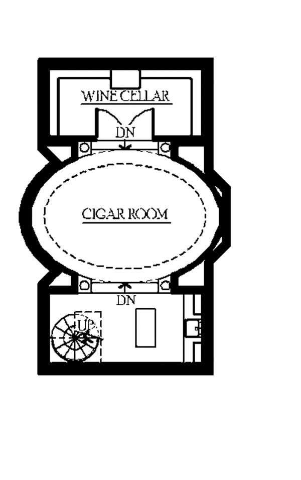 House Plan Design - Prairie Floor Plan - Lower Floor Plan #132-354